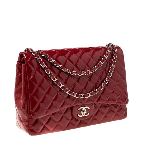 red chanel bag with black interior|vintage chanel bag red.